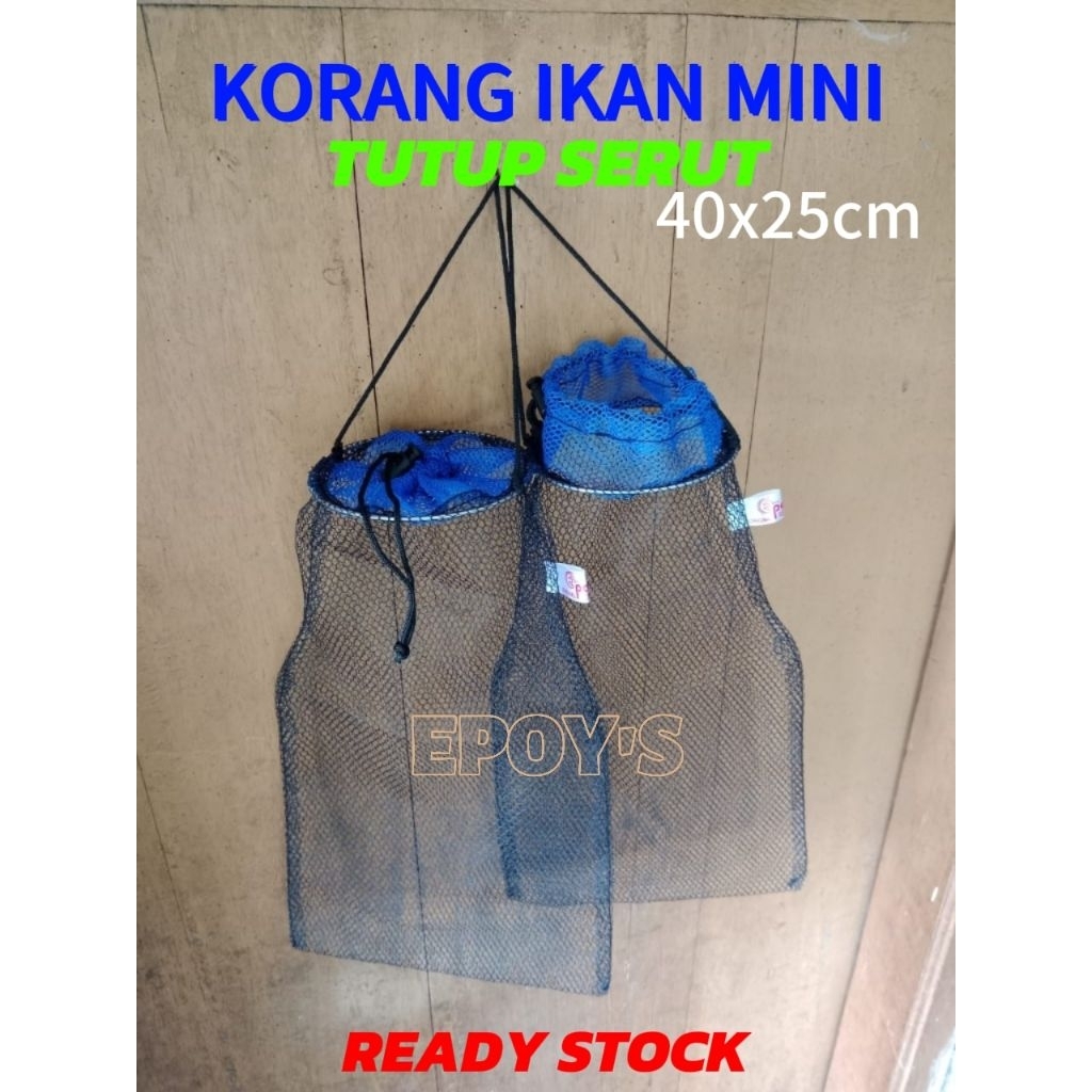 EPOY'S Koja ikan mini.Wader.Koja taliserut.Bahan jala Eiger. Korang. Kerumbu wadah ikan mancing. Har