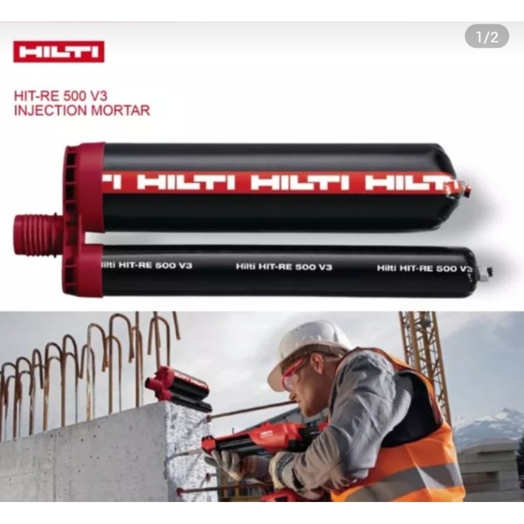 Lem anchor Hilti RE 500 V3 500ml chemical anchor hilti RE500 V3 lem beton hilti RE500 V3