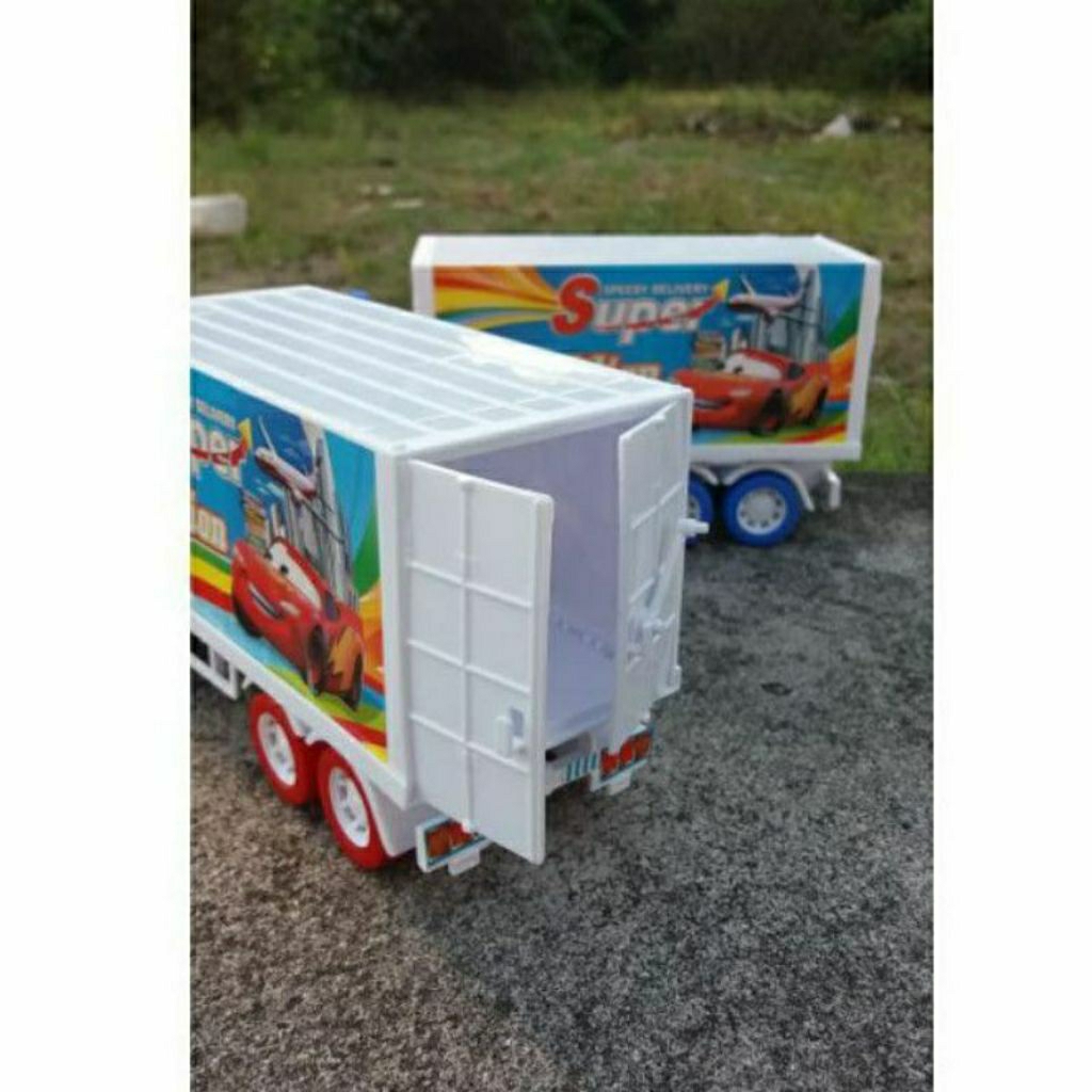 Mainan Anak Mobil Box Mobil Truk Kemas/ Mainan Truk Box Ekspedisi St2021