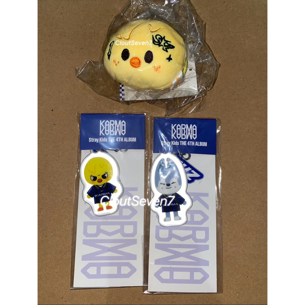 NAME TAG BBOKARI & KEYRING YINYANG BBOKARI DAN WOLFCHAN SEALED POP UP KARMA