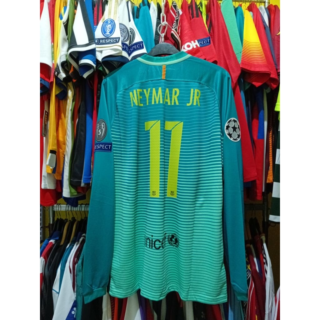 JERSEY BOLA RETRO GO LS 2016 2017 3RD NEYMAR 11