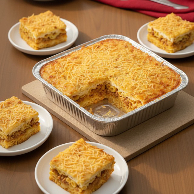 Macaroni Schotel ukuran 20x20