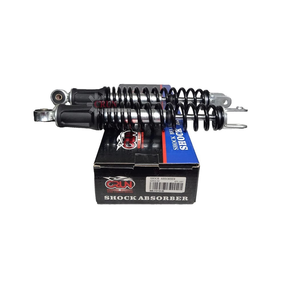 SHOCK BREAKER BELAKANG STANDAR AEROX 155 LAMA OLD / NEW HITAM 2017 2018 2019 2020 2021 2022 2023 202