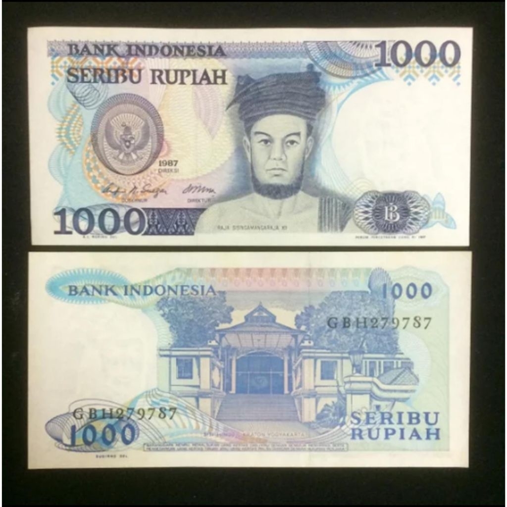 uang kuno seribu rupiah sisinga mangaraja. 1000 sisingamangaraja