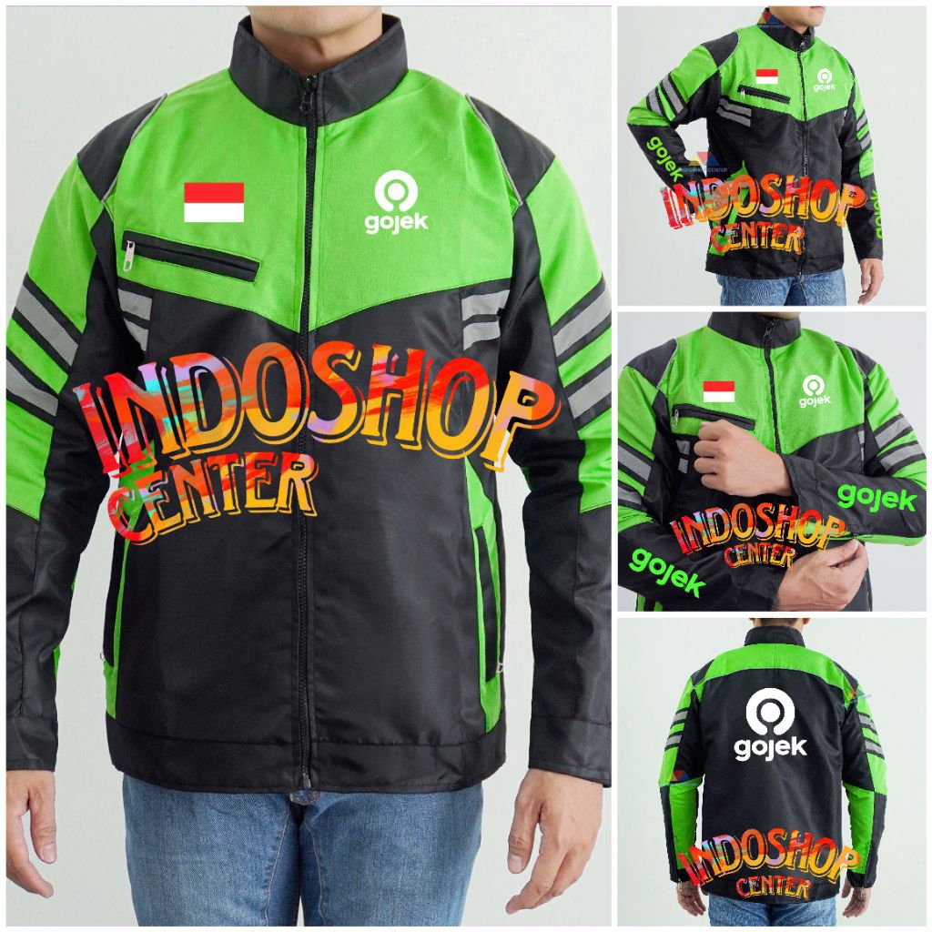 BY INDOSHOP CENTER/Jaket Bomber Ojol Driver,- G89 Terbaru Dijamin Memuaskan Grade Original/Logo