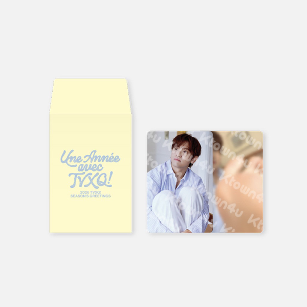 [PRE ORDER] MD RANDOM TRADING CARD SEASON’S GREETINGS 2026 TVXQ U KNOW MAX CHANGMIN SG26 SEASONS GRE