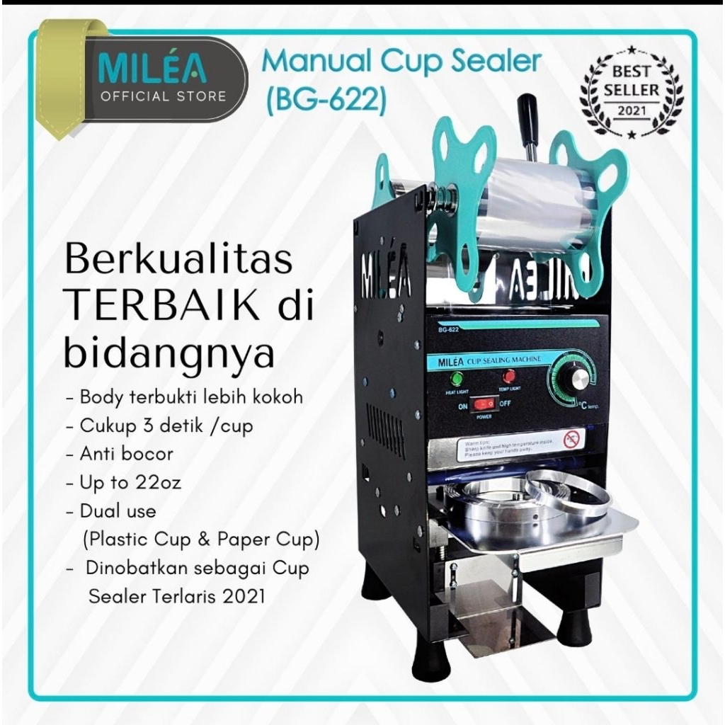 Cup Sealer Manual Milea BG-622 Penyegel