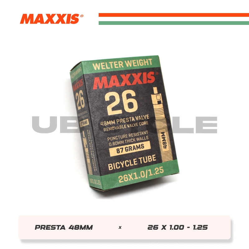 Ban Dalam Sepeda 26 x 1.0 - 1.25 Maxxis Presta Valve 48 mm