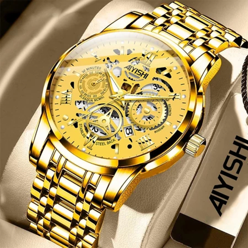 Jam Tangan Aiyishi Warna Emas