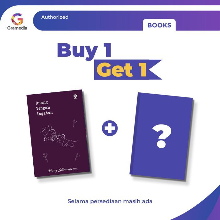 GRAMEDIA BOGOR - Buy1 Get1 - Buku Ruang Tengah Ingatan - Prilly Latuconsina