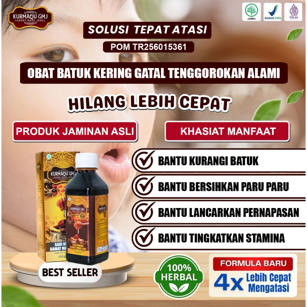 Obat Batuk Kering Herbal, Batuk Kering Gatal, Mengatasi Batuk Kering Anak 1,2,3,4,5,6,7,8 Tahun, Bat