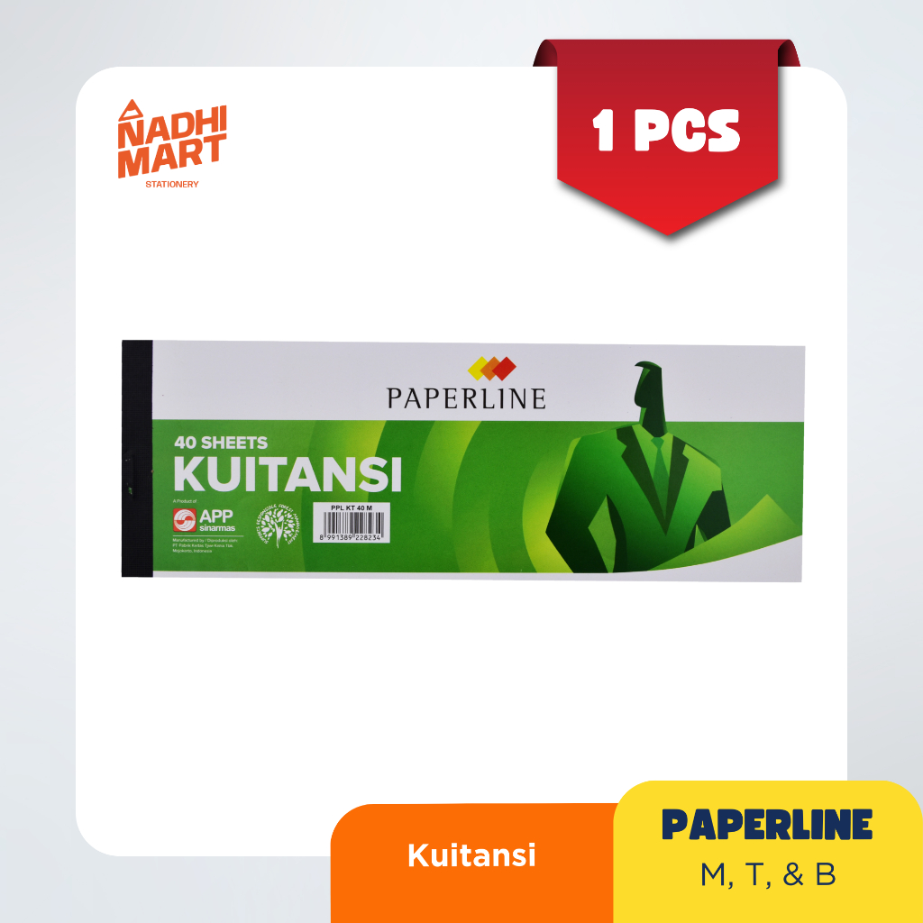 PAPERLINE KWITANSI KUITANSI KWITANSI KECIL BUKU KWITANSI / KWITANSI PAPERLINE