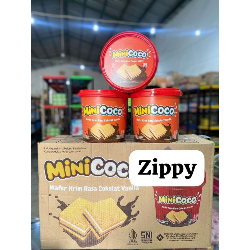 zippy mini choco cokelat vanilla 1 dus isi 6 toples/kue lebaran grosir/kue lebaran toplesan/jajanan 