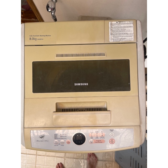 Mesin Cuci Samsung 8kg minus butuh servis