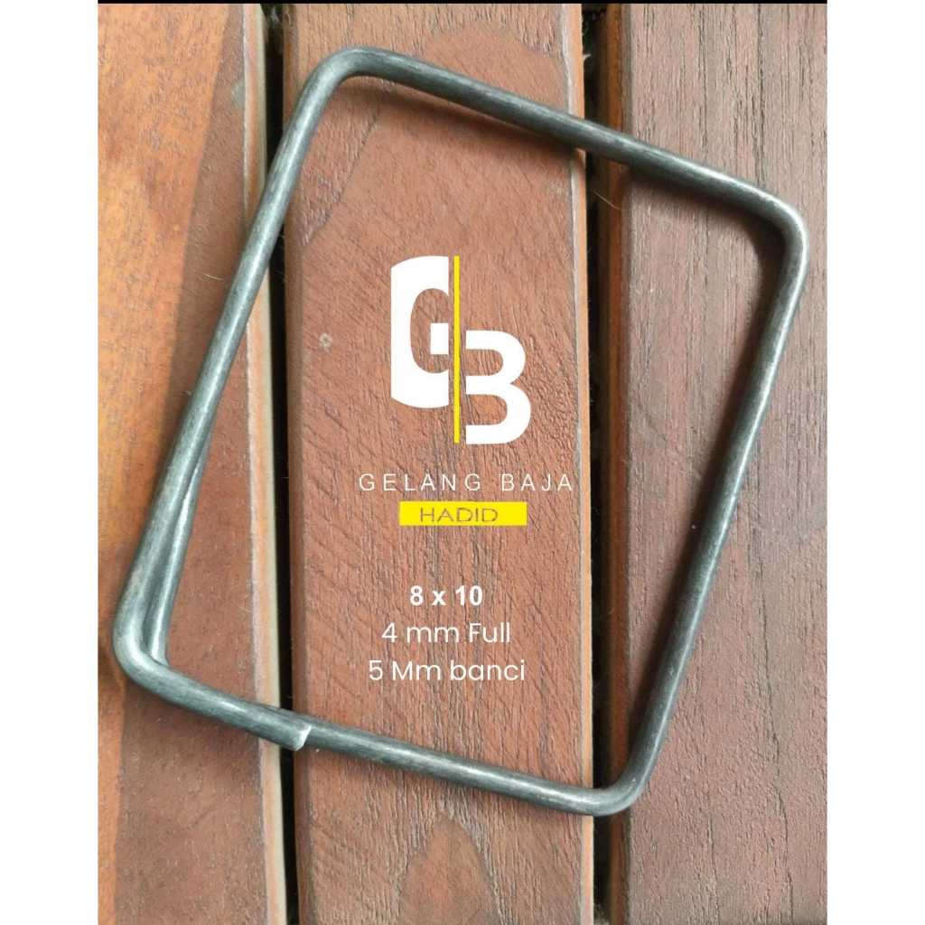 Besi Begel / Ring Behel / Kolom Besi / Cincin Ring Besi 8x10 5Mm Banci / 4Mm full