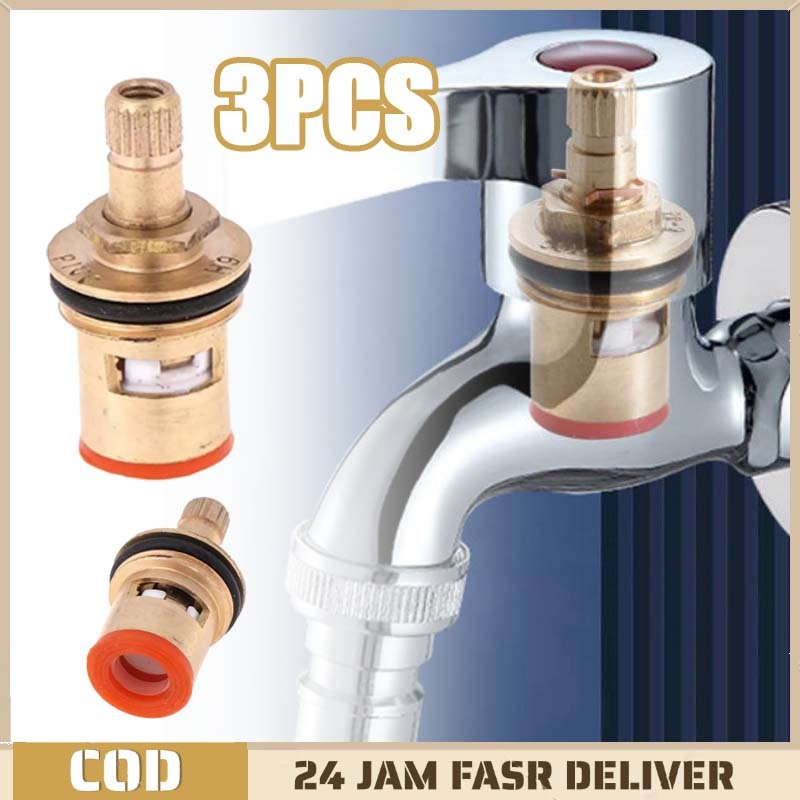 3Pcs Jantung Kran Air Cuci Piring Jantung Keran Jantung Kran Kuningan Jantung Kran Air Makassar