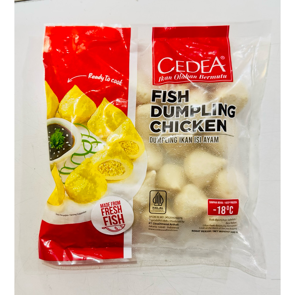 CEDEA DUMPLING CHICKEN 500 GR / DUMPLING AYAM / CEDEA