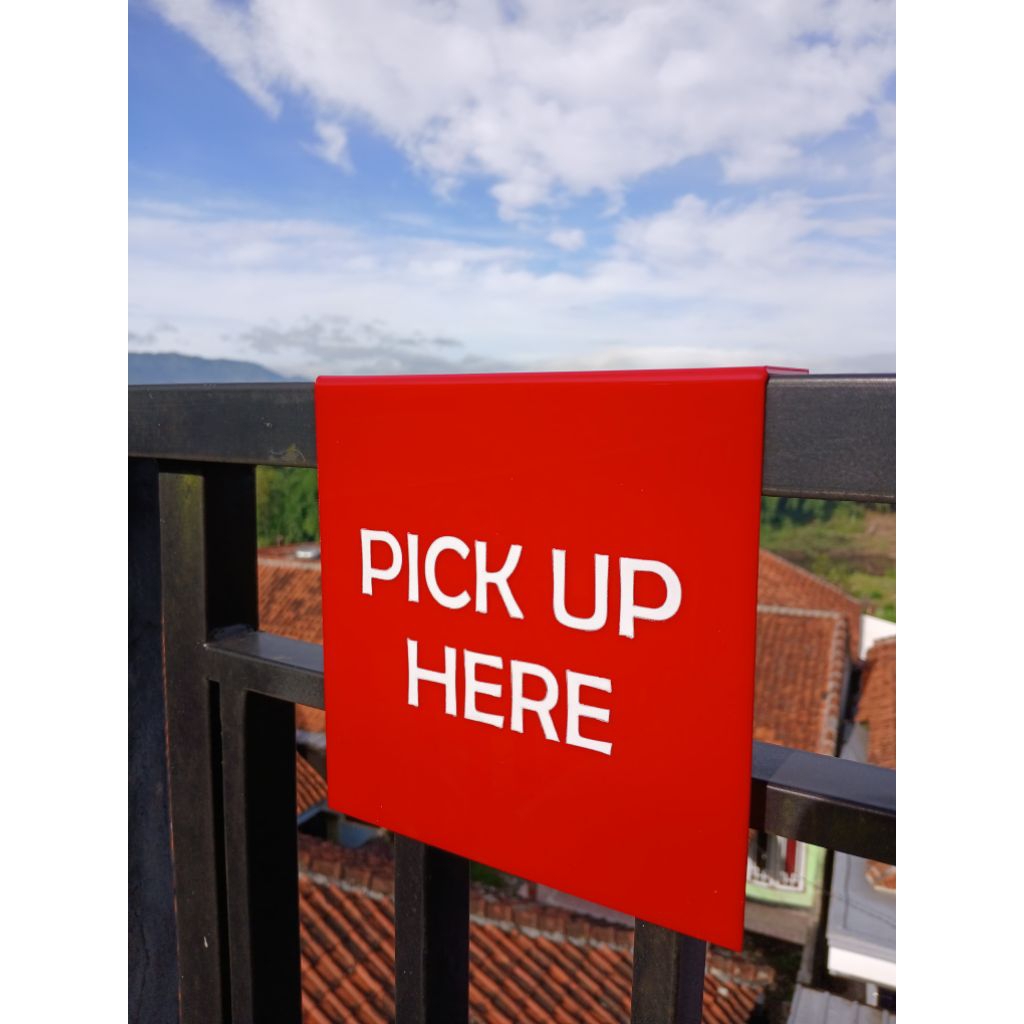 sign order here | sign penanda order here akrilik