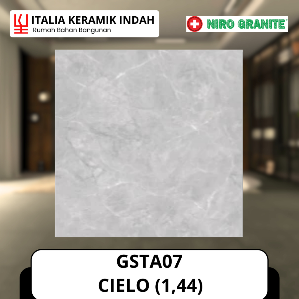 Granite Lantai Niro Granite GSTA07 - CIELO (1,44) 60X60 Surface Glazzed