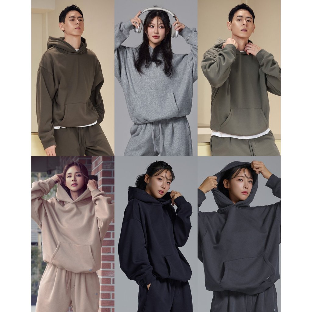 Sweater Hoodie Unisex Bahan Fleece Tebal Hangat Cutting Oversize | Cover-up Double Memory Fleece Loo