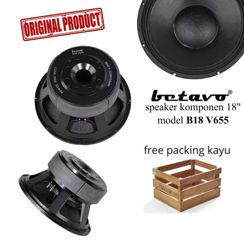 Speaker Component Betavo B18-V655 Triple Magnet Coil - B18-V655 Triple Magnet free packing kayu
