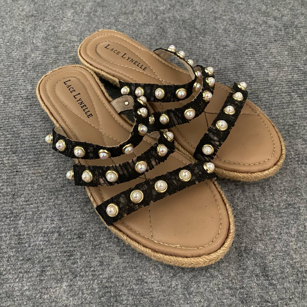 Sandal Wanita Mutiara Lace Lynelle
