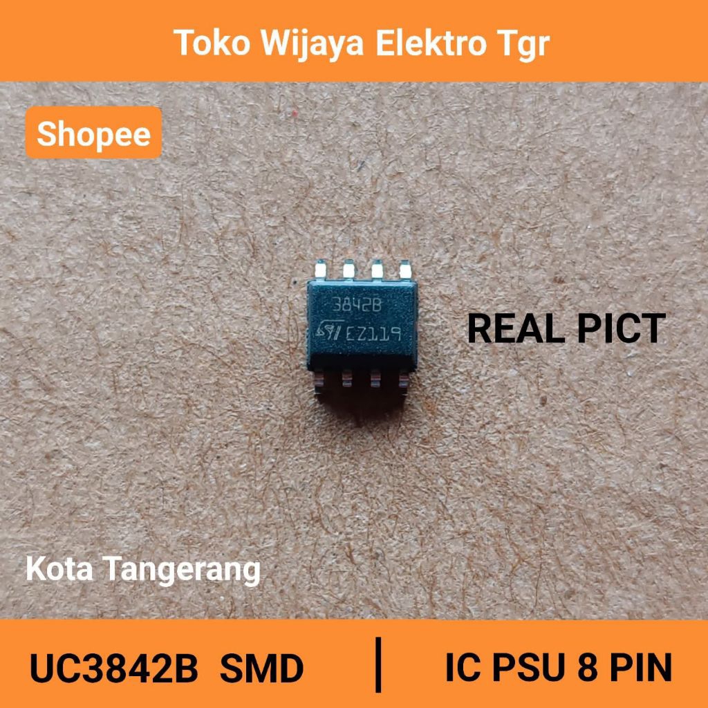 Mesin Las Sparepart | UC3842B IC Smd 8 Pin