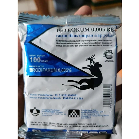 Petrokum Racun Tikus Mati Kering Tanpa Bau