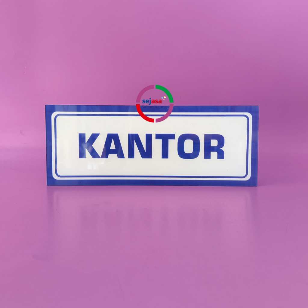 Akrilik Tempel Kantor | Papan Akrilik Nama Ruang | Akrilik Ruangan Kantor