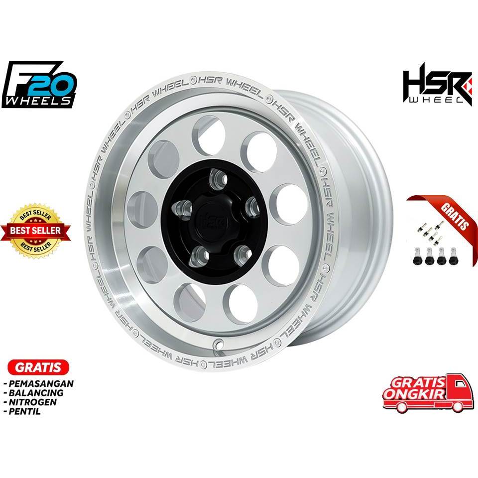 JUAL VELG OFFROAD RING 14 LOBANG 5 MEREK HSR WHEEL DUFFY
