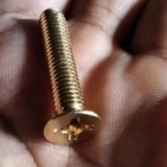 Baut Jf Kuningan m5x15, anti magnet