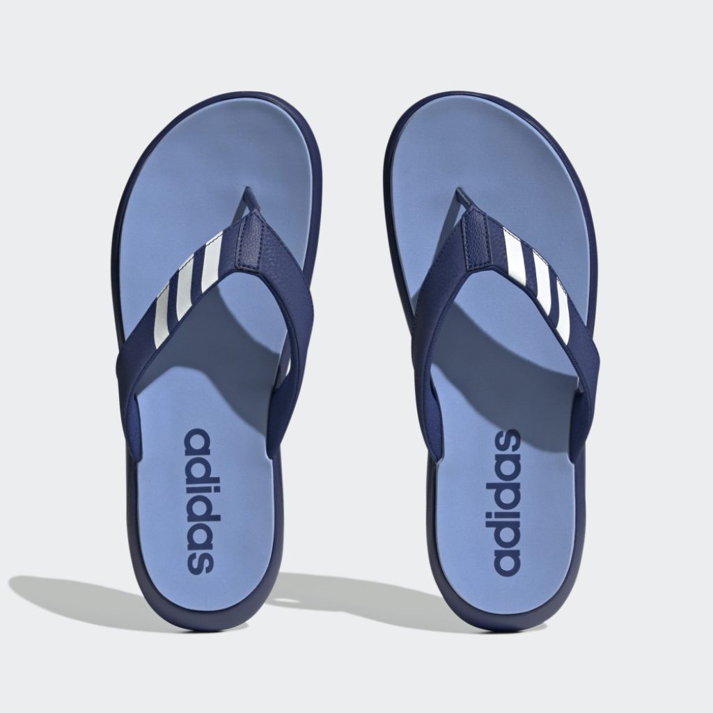 ADIDAS SANDAL FLIP FLOP COMFORT VICTORY BLUE ORIGINAL BIG SIZE 46 47 48