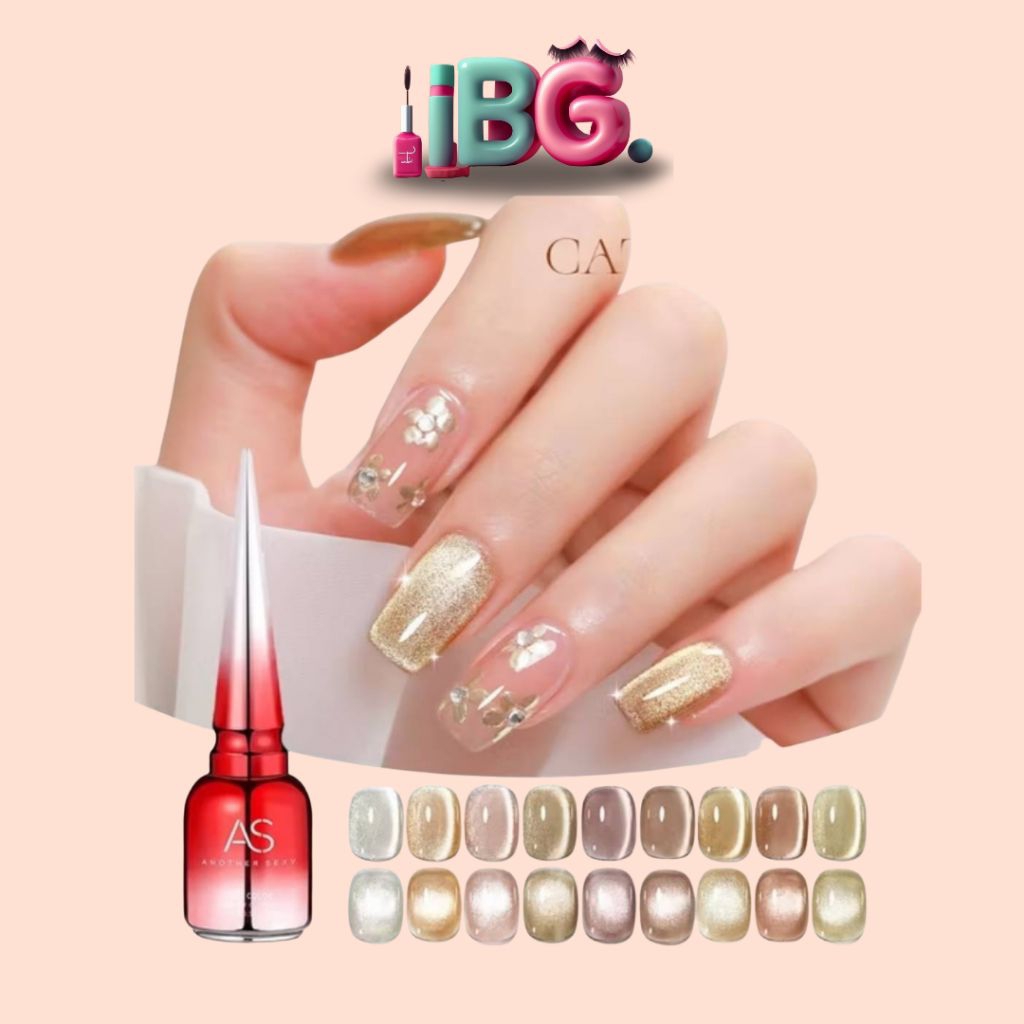 Kutek cat eye gel Kutek gel magnetic cat eye AS AUM kutek gel cat eye gold AS