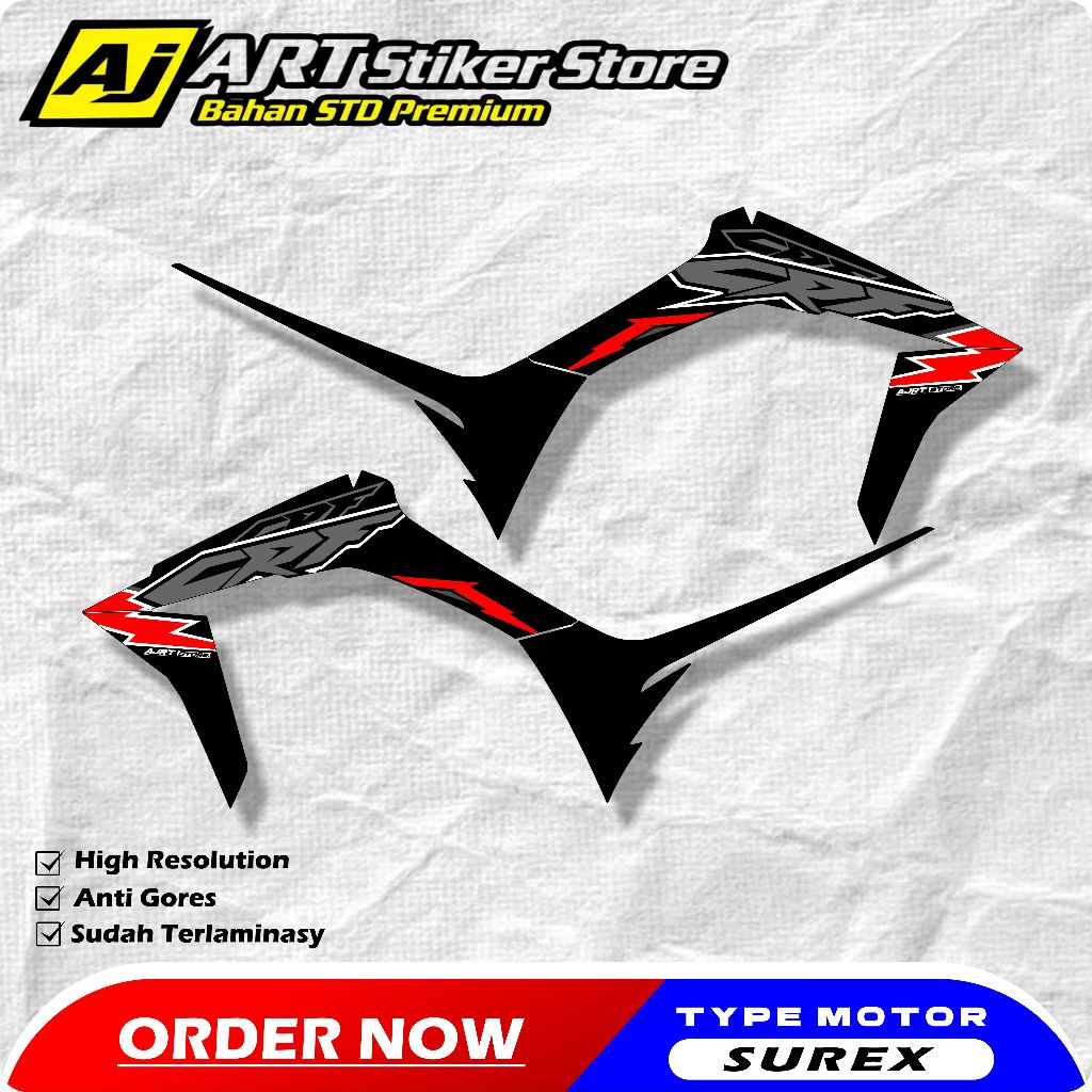 Stiker Decal Surex CRF  - Stiker surex - Decal Surex CRF