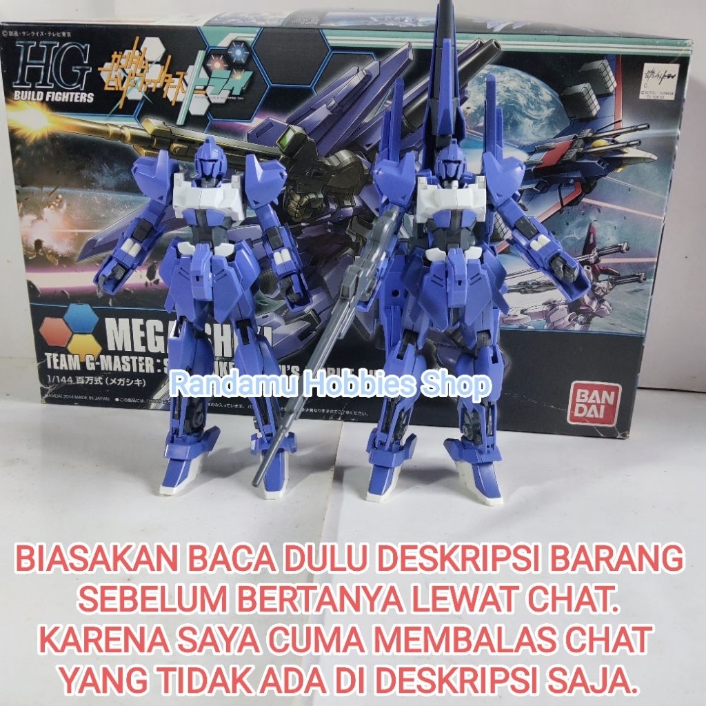 HGBF 1/144 Mega-Shiki [Bandai] - ( TAG : Gundam Beginning Barbataurus Helios 00 OO Moebius Amazing S