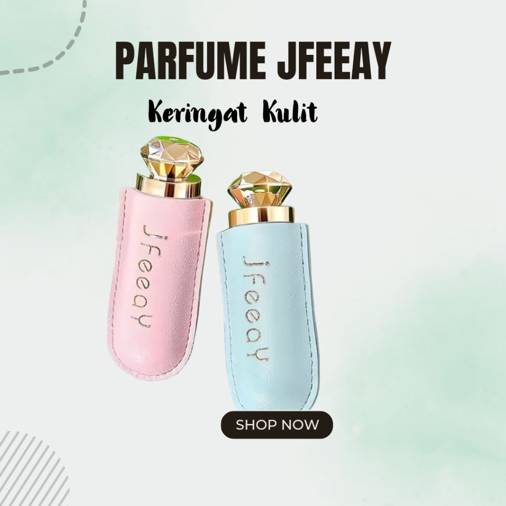 jfeeay Parfum Padat BPOM - Aroma Tahan Lama 12 Jam, Parfum Mini Portabel untuk Pria & Wanita,Cocok