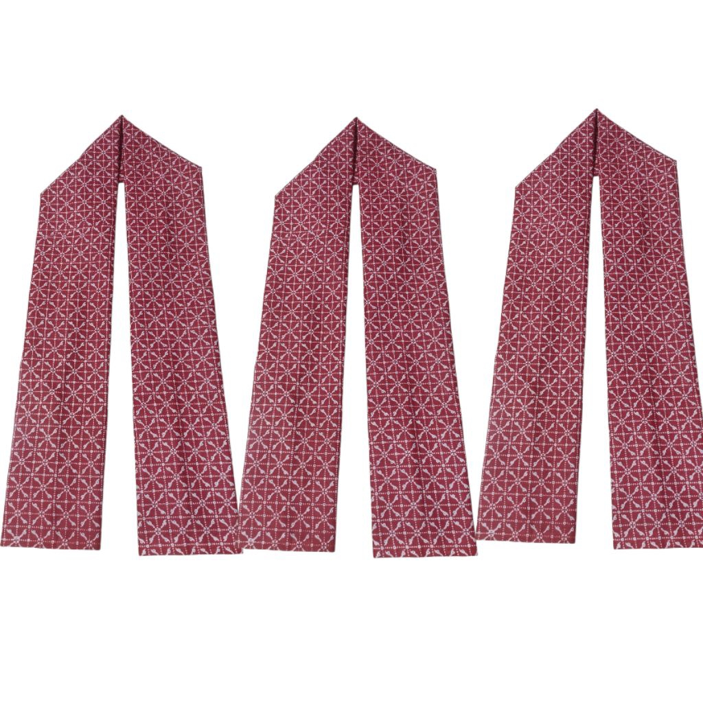 Cukin/syall batik merah putih, scraf