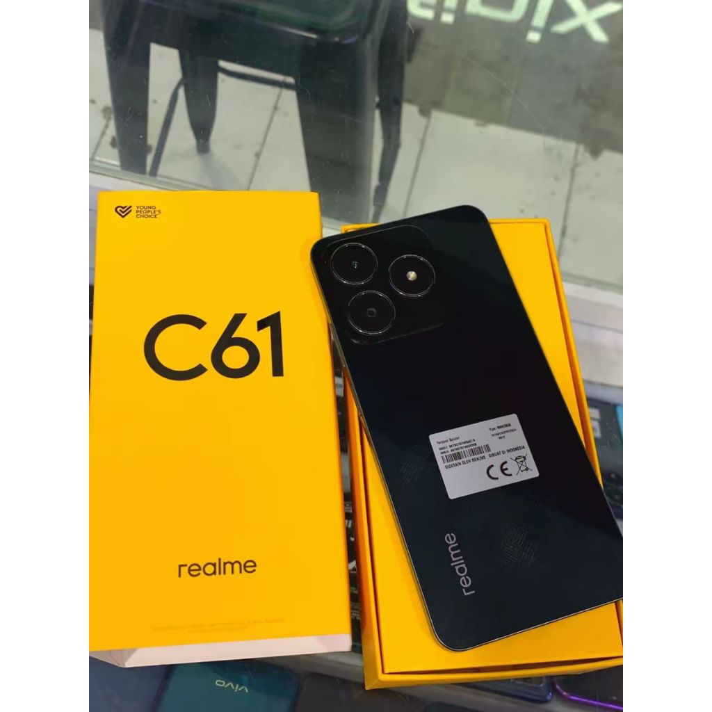 Realme C61 8/128 gb second fullset mulus garansi resmi
