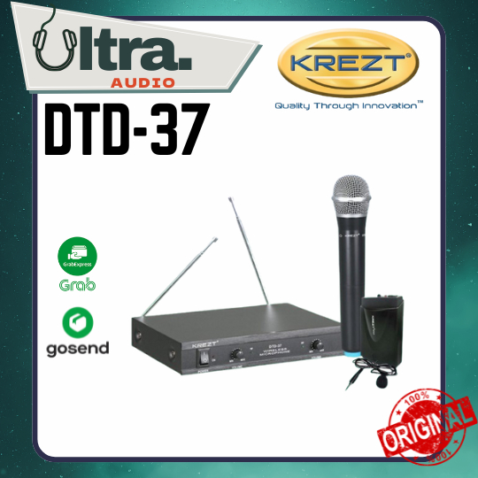 KREZT DTD-37 / DTD37 / DTD 37 Wireless Microphone System ORIGINAL