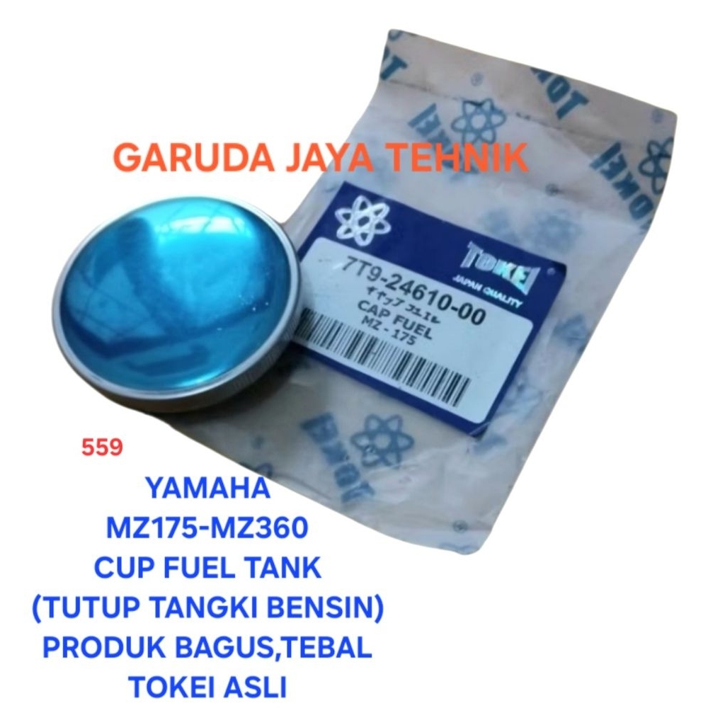 tutup tangki bensin cup fuel tank yamaha MZ175 MZ200 MZ250 MZ300 MZ360 tokei asli (559)