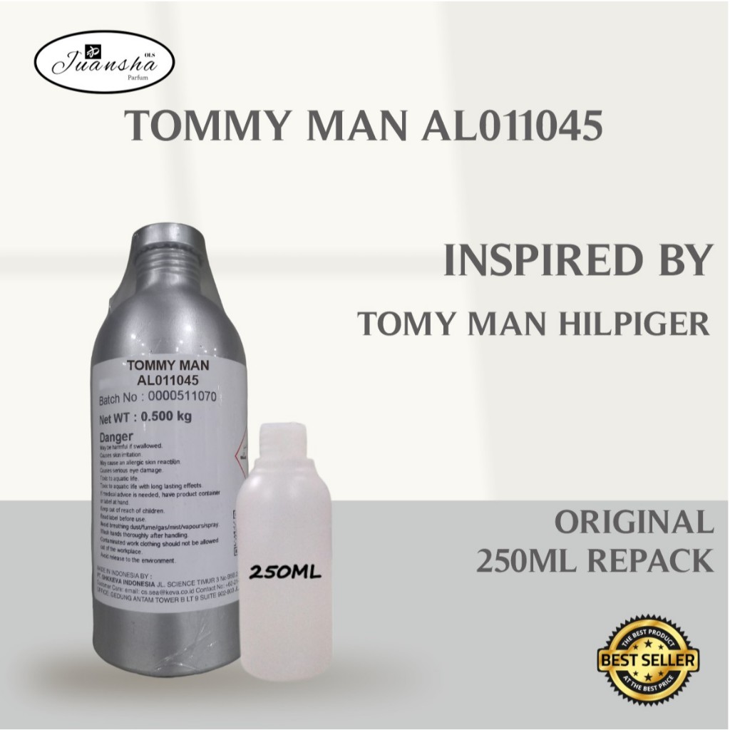 bibit parfum murni TOMMY MAN  KEVA 250ML