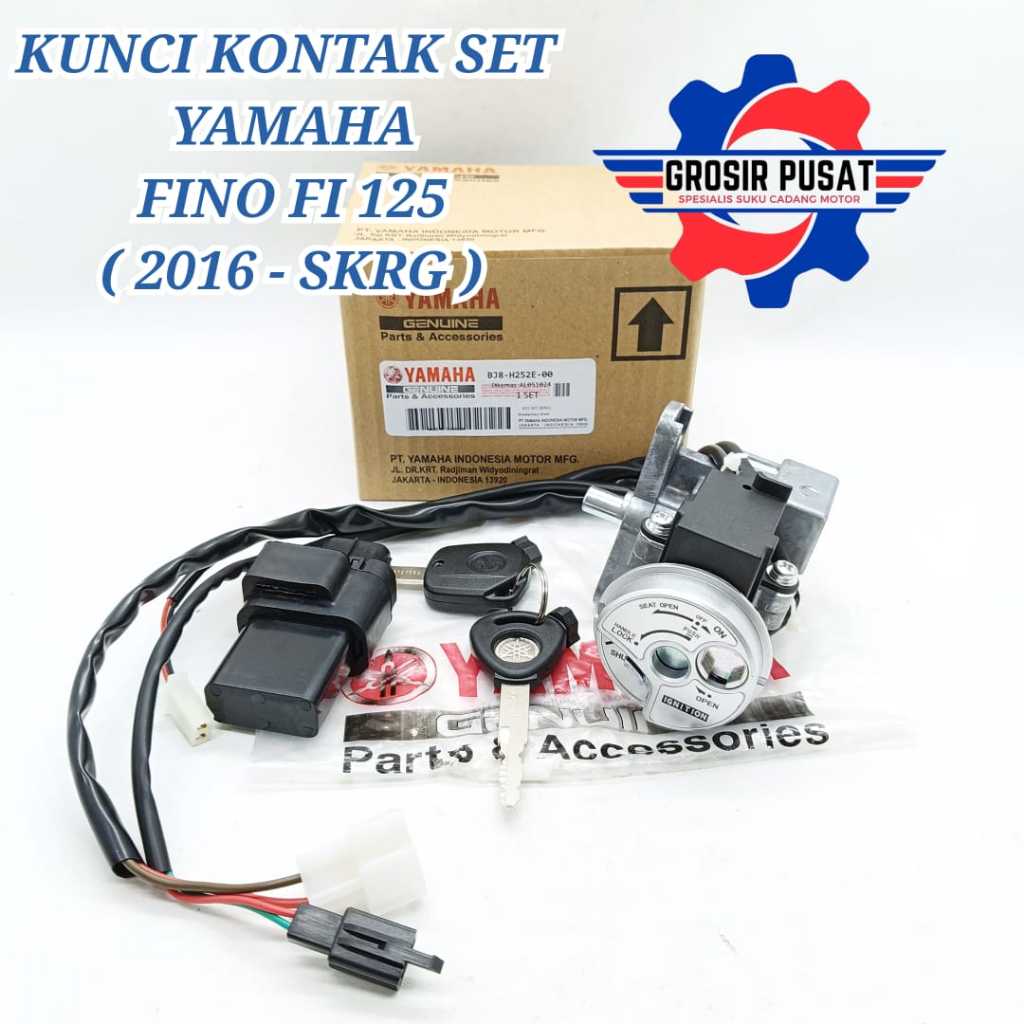 KUNCI KONTAK MOTOR FINO FI 125 KONCI KONTAK SET YAMAHA FINO FI 125 KEYSET FINO FI 125 KONTAK FINO