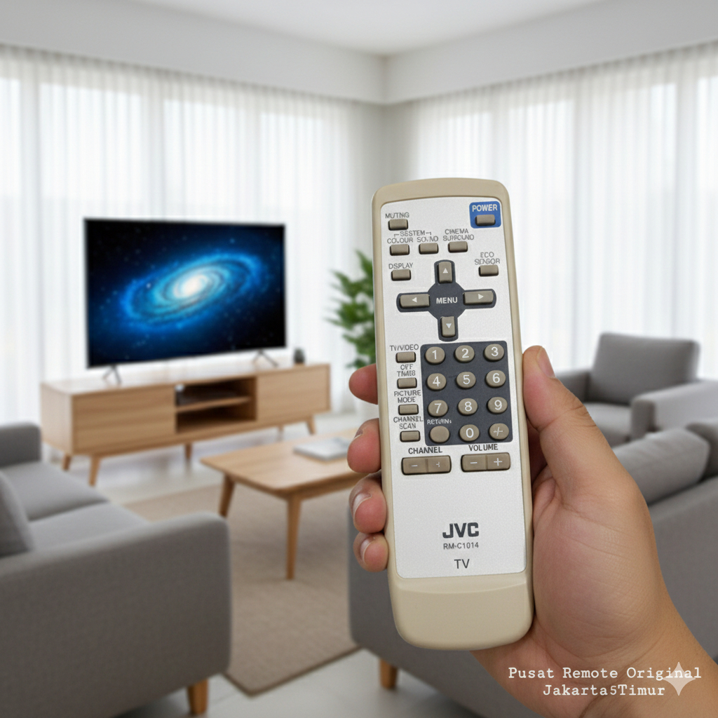 REMOTE REMOT TV TABUNG JVC RM-C1014 ORIGINAL