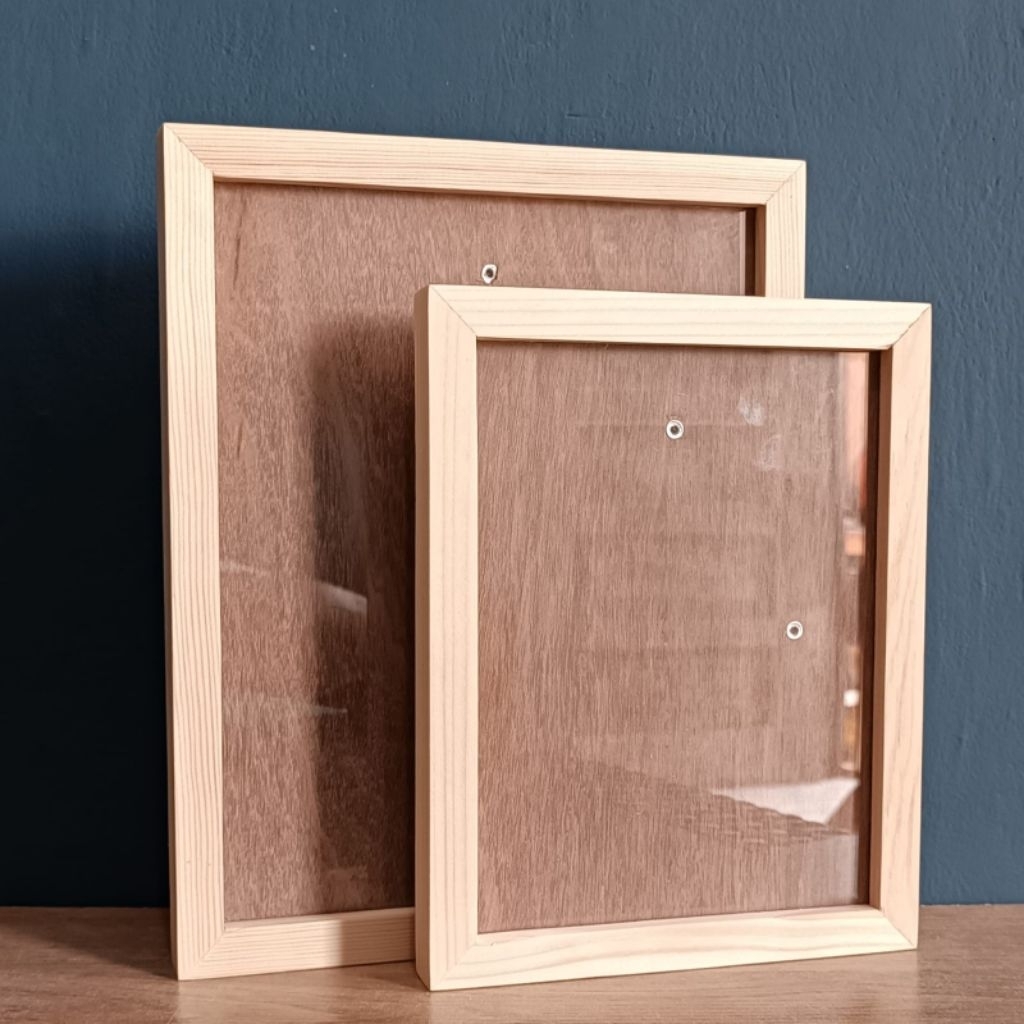 Pigura kayu pinus pigura jati belanda pigura rustic