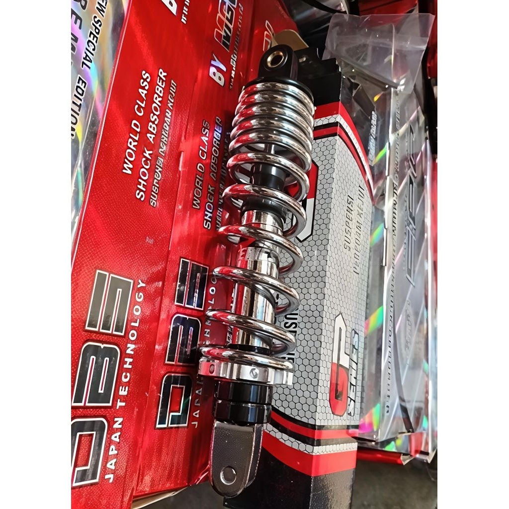Shock Mio Shockbreaker GP Series Mio 310Mm Warna Chrome Mio Smile Mio Sporty Beat Lama
