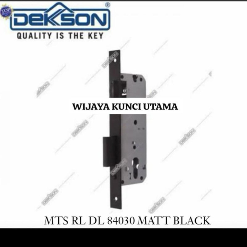 Body kunci pelor dekson 84030 body hitam pelor kunci dekson - MATT BLACK