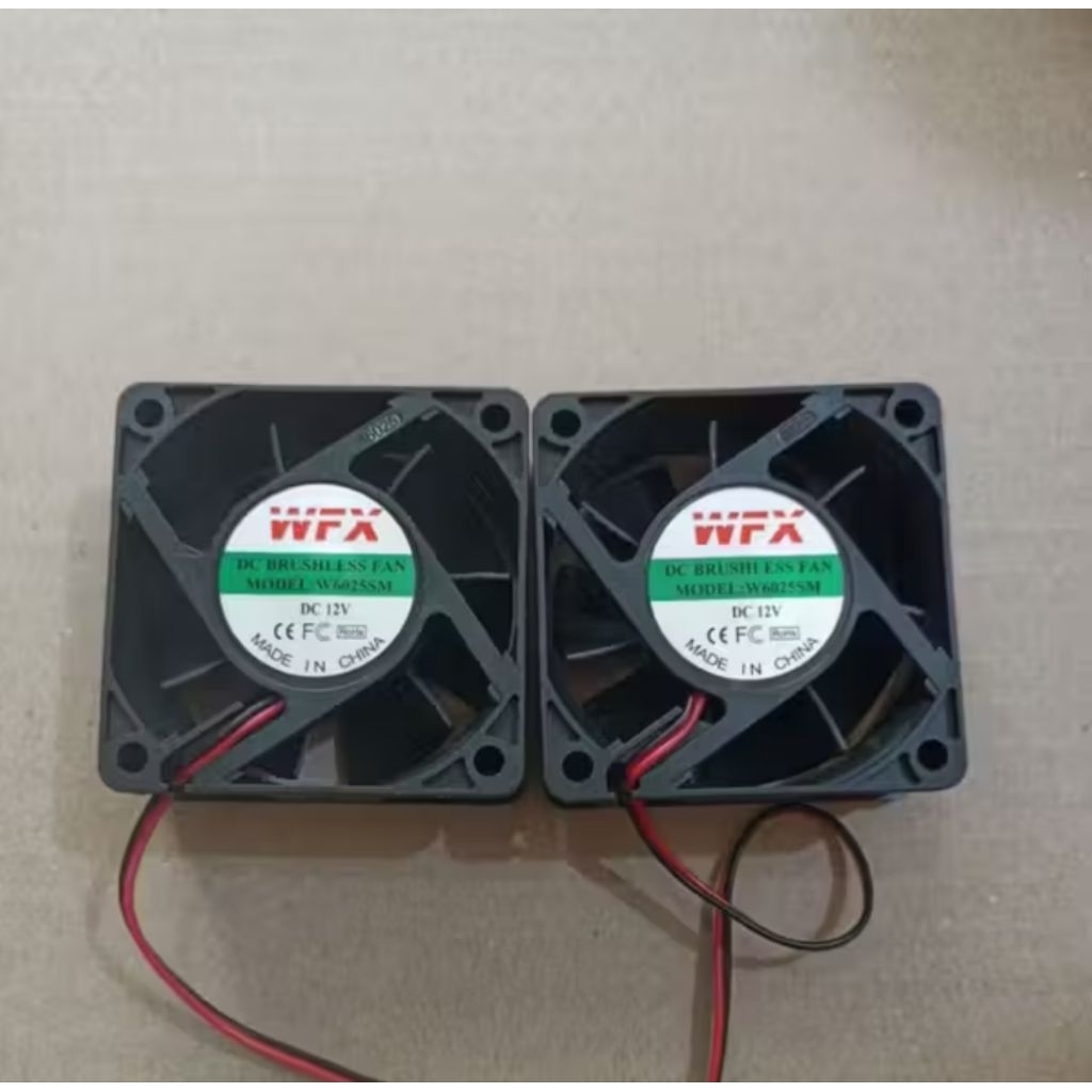 Kipas / Fan DC 12 volt 6x6 cm fan DC 6 cm