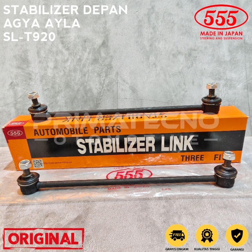 LINK STABIL STABILIZER AGYA AYLA DAIHATSU AYLA TOYOTA AGYA ASLI 555 JAPAN SANKEI ORIGINAL