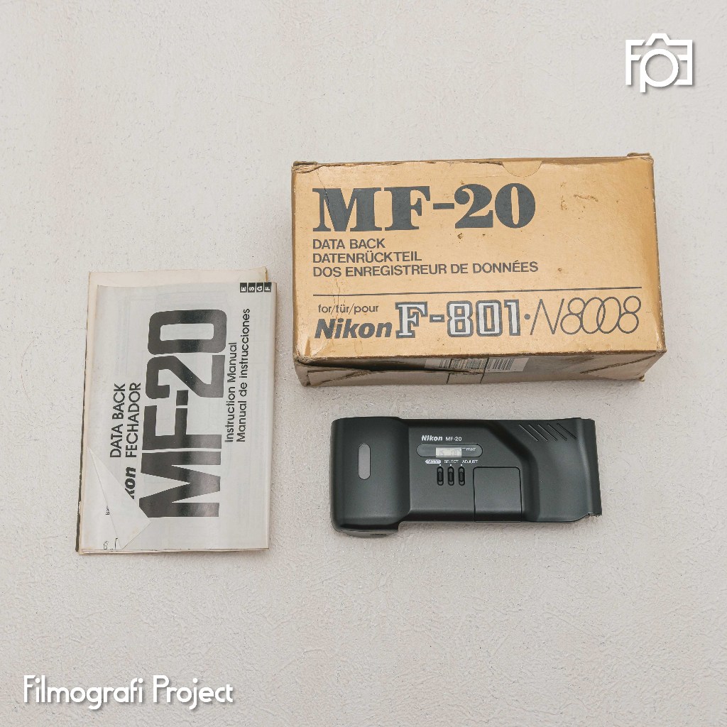 Nikon MF-20 Camera Data Back for F-801 F801 N8008 | New Old Stock - Aksesoris Kamera Analog SLR Tust