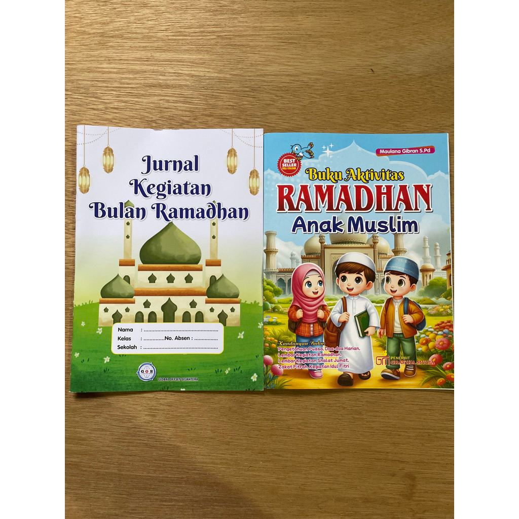 JURNAL KEGIATAN BULAN RAMADHAN - BUKU AKTIVITAS RAMADHAN ANAK MUSLIM